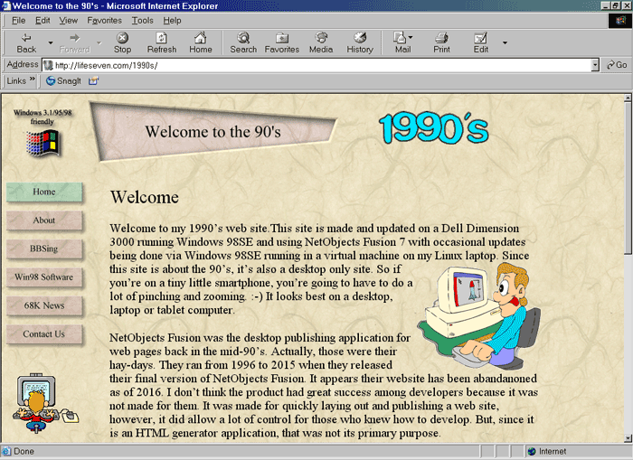 Internet Explorer 6 SP1 with Outlook Express 6