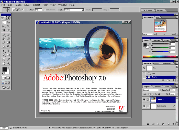 Adobe Photoshop 7